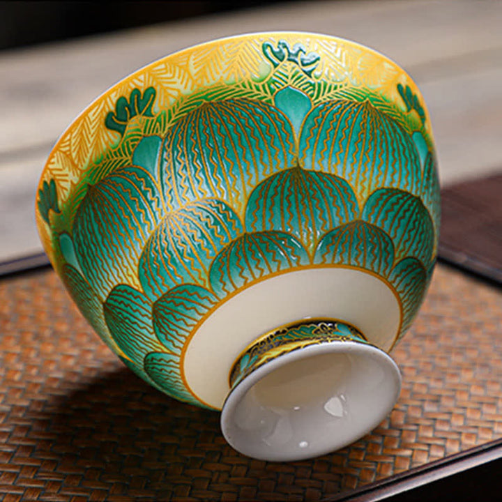 Tasse à thé en céramique Buddha Stones Lotus 100 ml