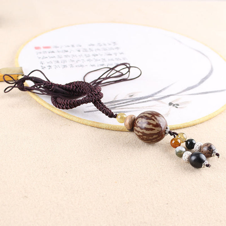 Collier pendentif Buddha Stones Bodhi Seed Lotus Sagesse Harmonie - image 7