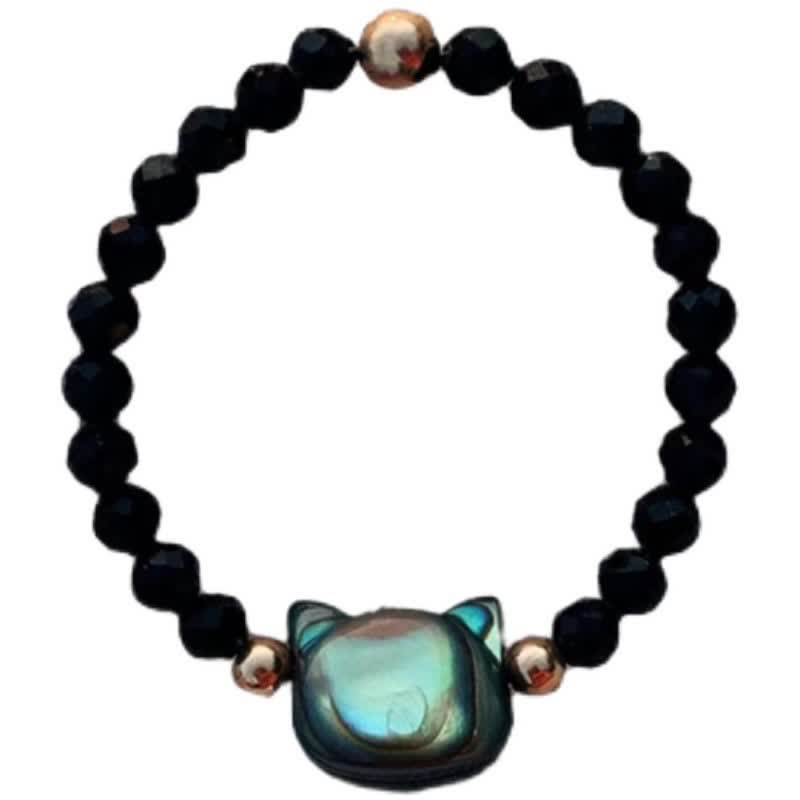 Bague de bénédiction en or 14 carats avec pierre naturelle Tridacna de Buddha Stones - image 10