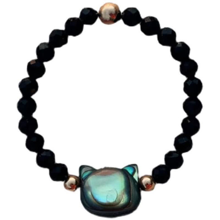 Bague de bénédiction en or 14 carats avec pierre naturelle Tridacna de Buddha Stones - image 10