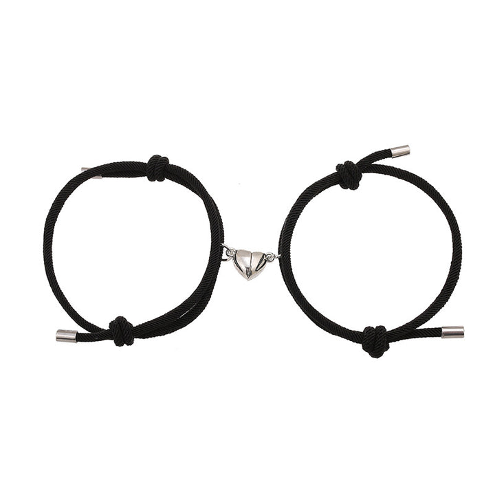 Lot de 2 bracelets magnétiques pour couple