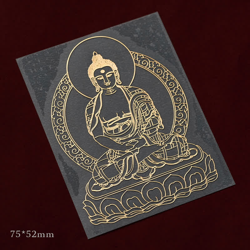 Autocollant pour téléphone avec 12 bénédictions du zodiaque chinois