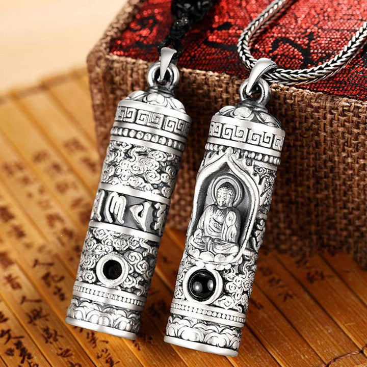 Collier avec pendentif de prospérité et projection de Bouddha du zodiaque chinois - image 17