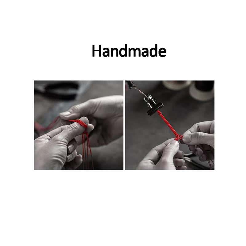 Bracelet tressé fait main en argent sterling 925 avec le personnage Fu et les Buddha Stones - image 18