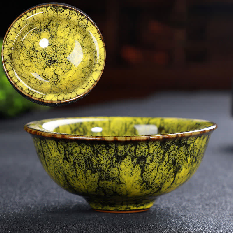 Tasse à thé en céramique colorée avec Buddha Stones pour la maison et le bureau