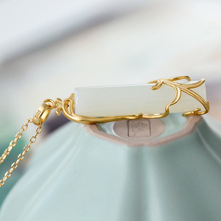Collier pendentif protection cuivre dragon phénix jade Buddha Stones - image 12