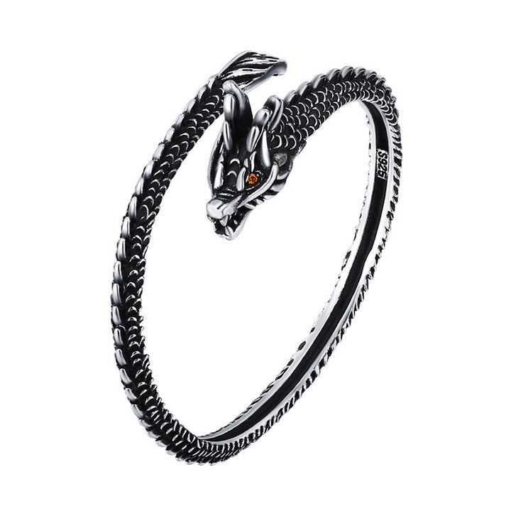 Bracelet de protection porte-bonheur Buddha Stones et motif écailles de dragon