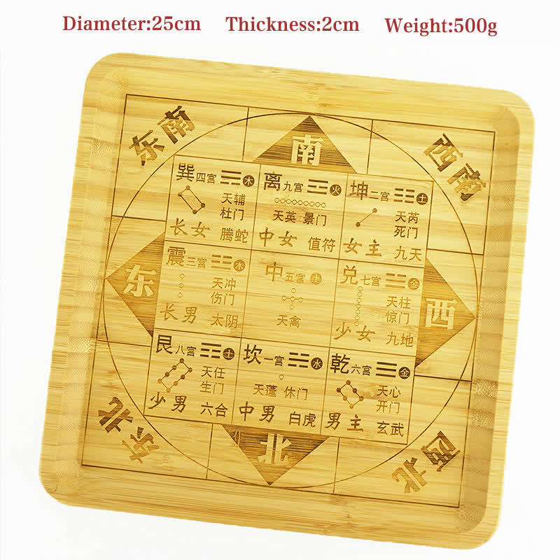 Carte Feng Shui Bambou Bagua Carte Harmonie Énergie - Carte Bagua des Neuf Palais de Qimen - image 14