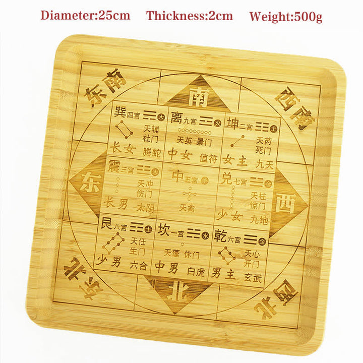 Carte Feng Shui Bambou Bagua Carte Harmonie Énergie - Carte Bagua des Neuf Palais de Qimen - image 14