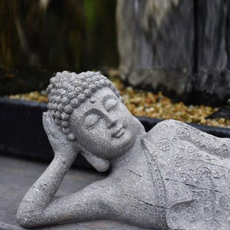 Buddha Stones Méditation tibétaine Bouddha Bénédiction Compassion Sérénité Décoration de la maison - image 10