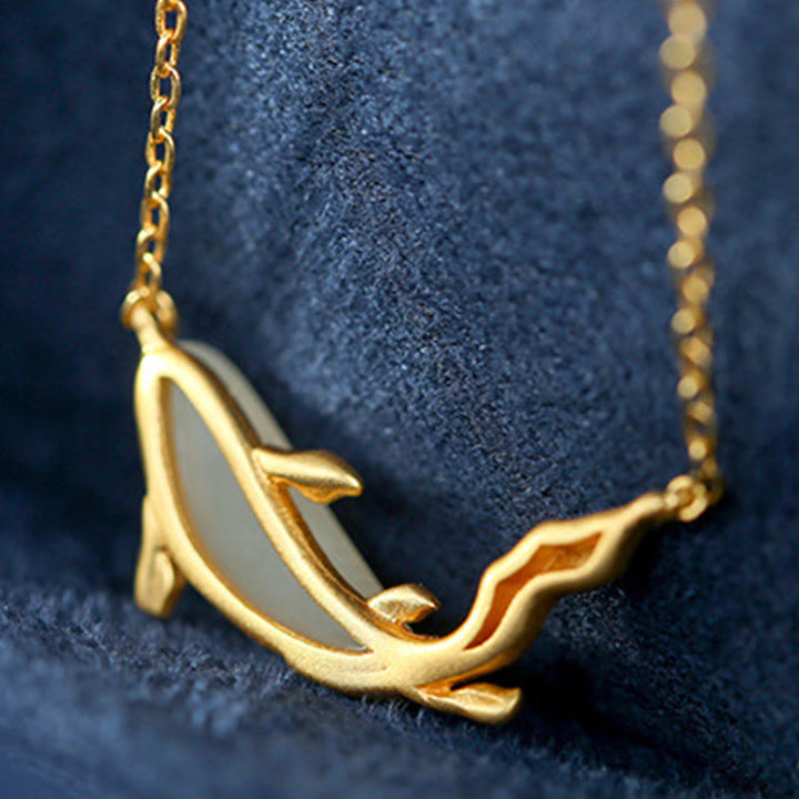 Collier pendentif porte-bonheur en argent sterling 925 et jade blanc avec Buddha Stones - image 11