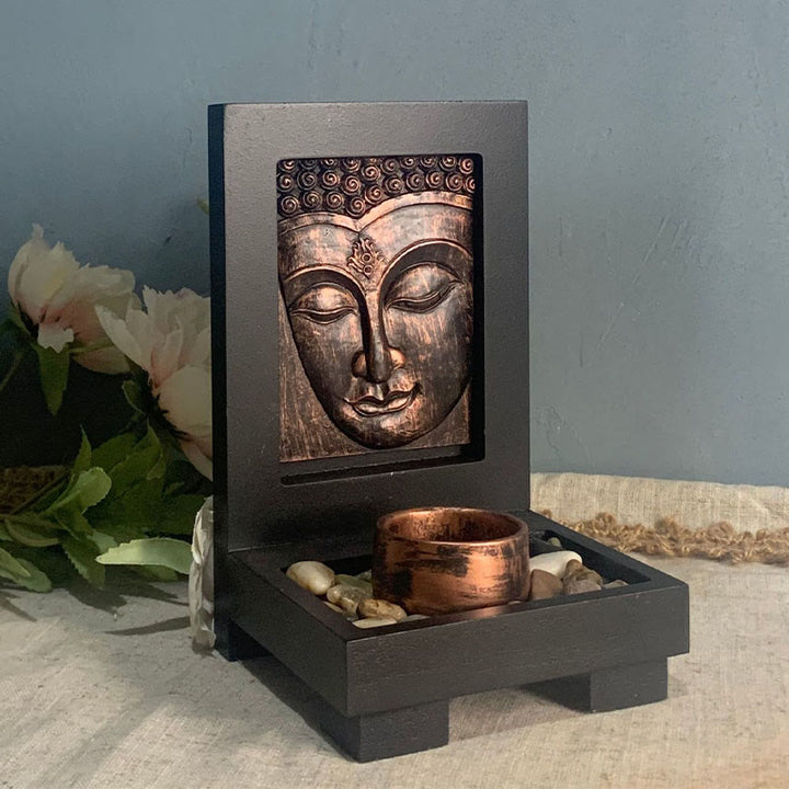 Buddha Stones Bouddha Compassion Sérénité Maison Prière Autel Décoration Zen - image 4