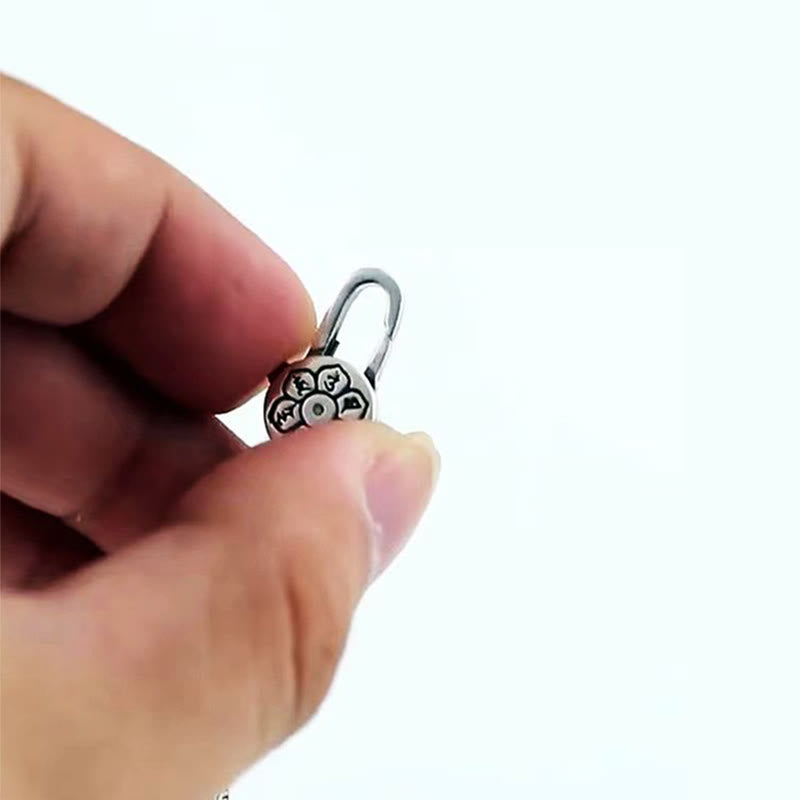 Bracelet de sagesse gravé en cuivre double Dorje Buddha Stones Om Mani Padme Hum - image 13