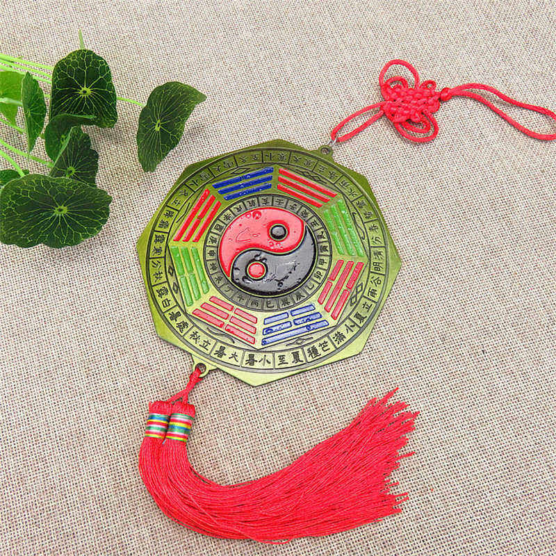 Carte Feng Shui Bagua Nœuds chinois Harmonie Carte énergétique Miroir