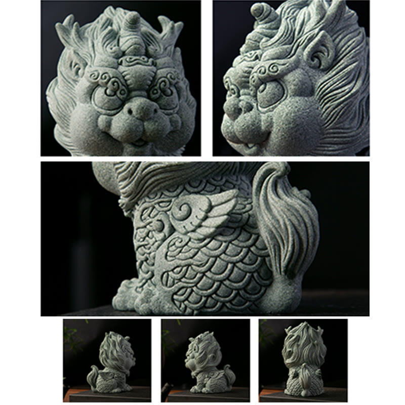 Buddha Stones FengShui Petit PiXiu Richesse Chance Décoration de la Maison - image 11