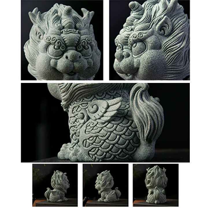 Buddha Stones FengShui Petit PiXiu Richesse Chance Décoration de la Maison - image 11
