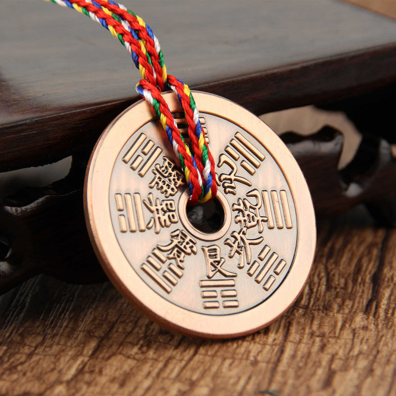 Buddha Stones Taoïsme Yin Yang Symbole Protection Pendentif Décoration Amulette