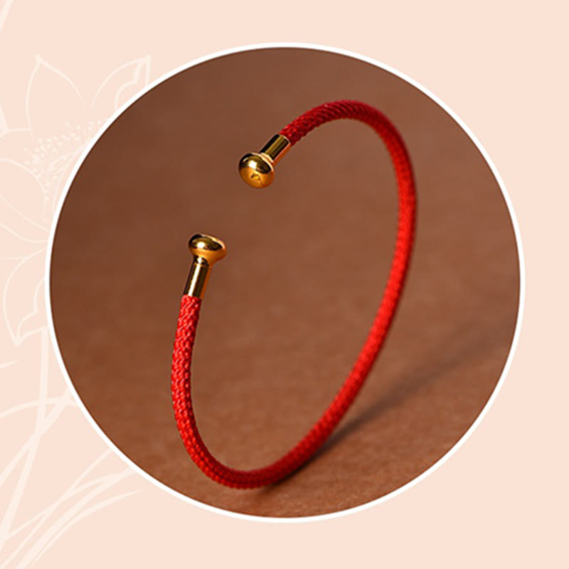 Bracelet manchette tressé fait main avec Buddha Stones au design simple - image 6