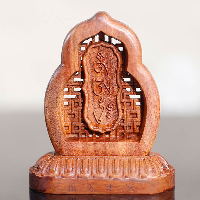 Buddha Stones Guru Rinpoché bouddha Padmasambhavan sérénité bois gravé Statue Figurine décoration - image 3