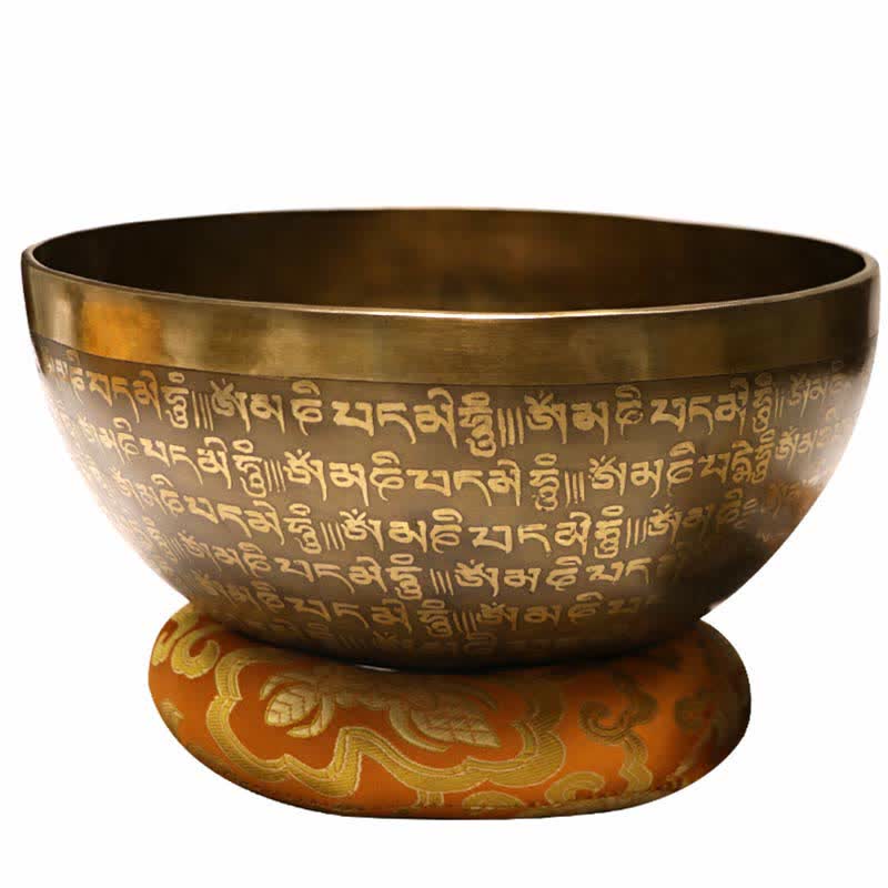 Bol chantant Sutra, fabriqué artisanalement pour la guérison et la méditation, ensemble de bols sonores à énergie positive - image 10