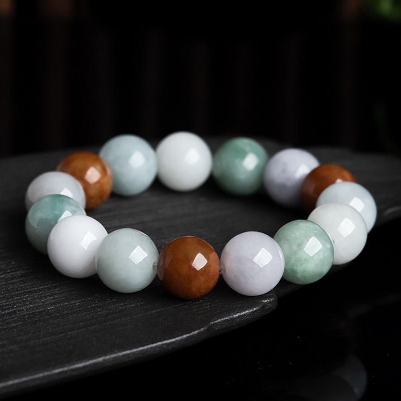 Bracelet de protection et de guérison en jade naturel Buddha Stones