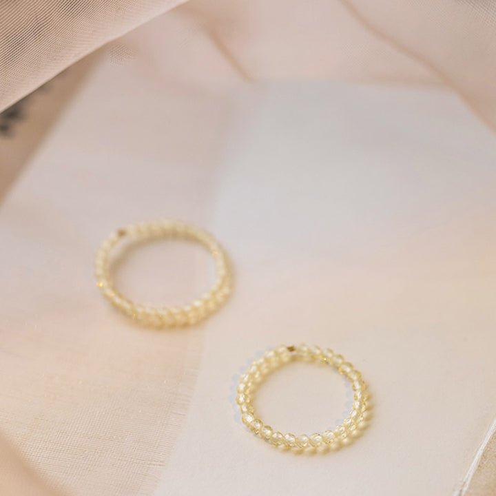 Bague de prospérité et de bonheur en citrine naturelle avec Buddha Stones - image 14