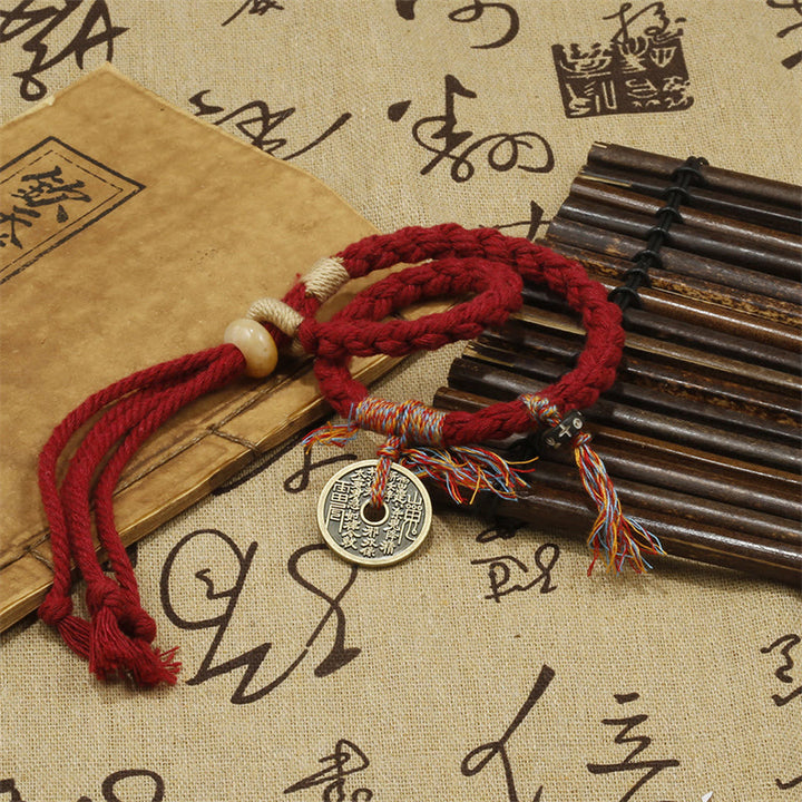 Buddha Stones Fantômes de la montagne Dépensez de l'argent Éloignez les mauvais esprits Bracelet fait main