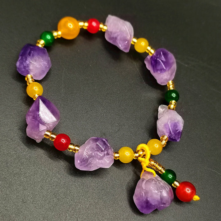 Bracelet de guérison en améthyste naturelle