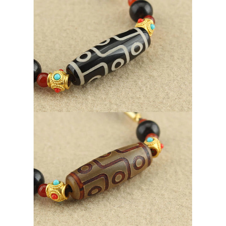 Collier pendentif en corde avec Buddha Stones