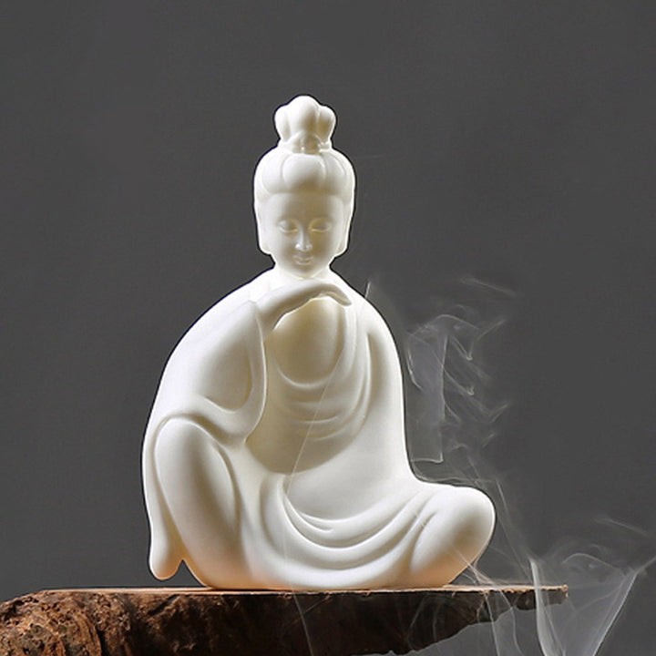 Décoration LED en céramique avec bénédiction du Bouddha Avalokitesvara Ksitigarbha Bodhisattva - image 10