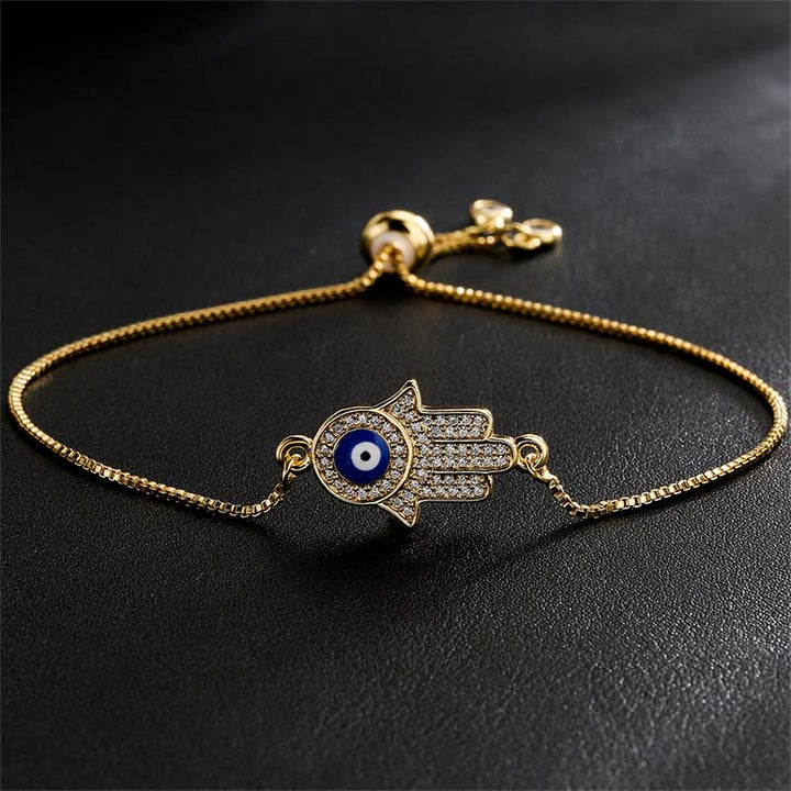Bracelet de courage et de protection contre le mauvais œil Buddha Stones