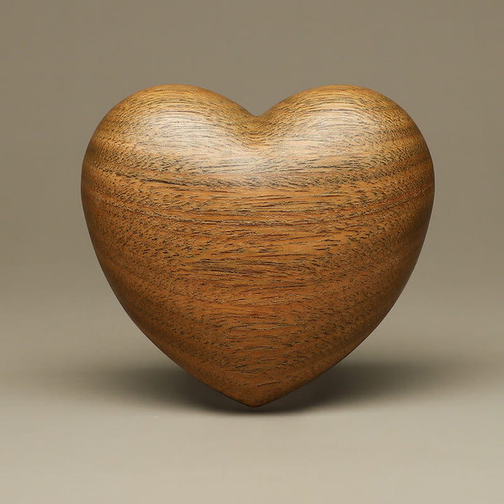 Buddha Stones de santal vert Petite feuille Bois de santal rouge Chat mignon Animaux Décoration de paix apaisante - Cœur en bois de santal vert - image 35