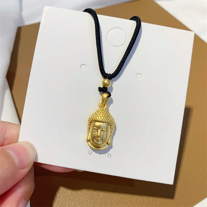 Collier pendentif en cuivre et or représentant un Bouddha - image 6