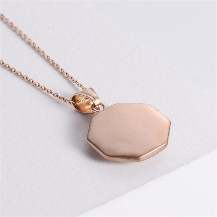 Collier pendentif en acier titane Bagua Yin Yang Balance - image 12