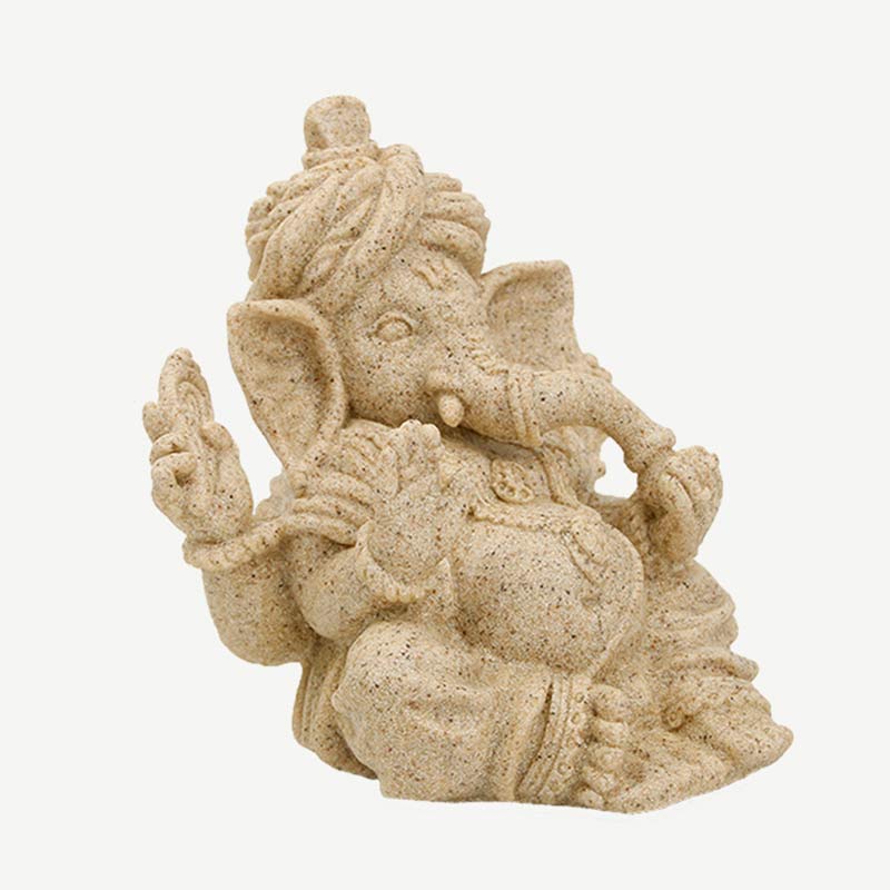 Statue d'éléphant Ganesh Ganpati Bénédiction Protection Décoration de la maison