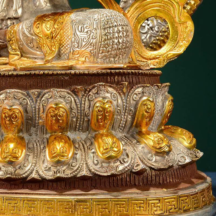 Statue décorative en cuivre du Bodhisattva Tara Verte Espoir - image 13