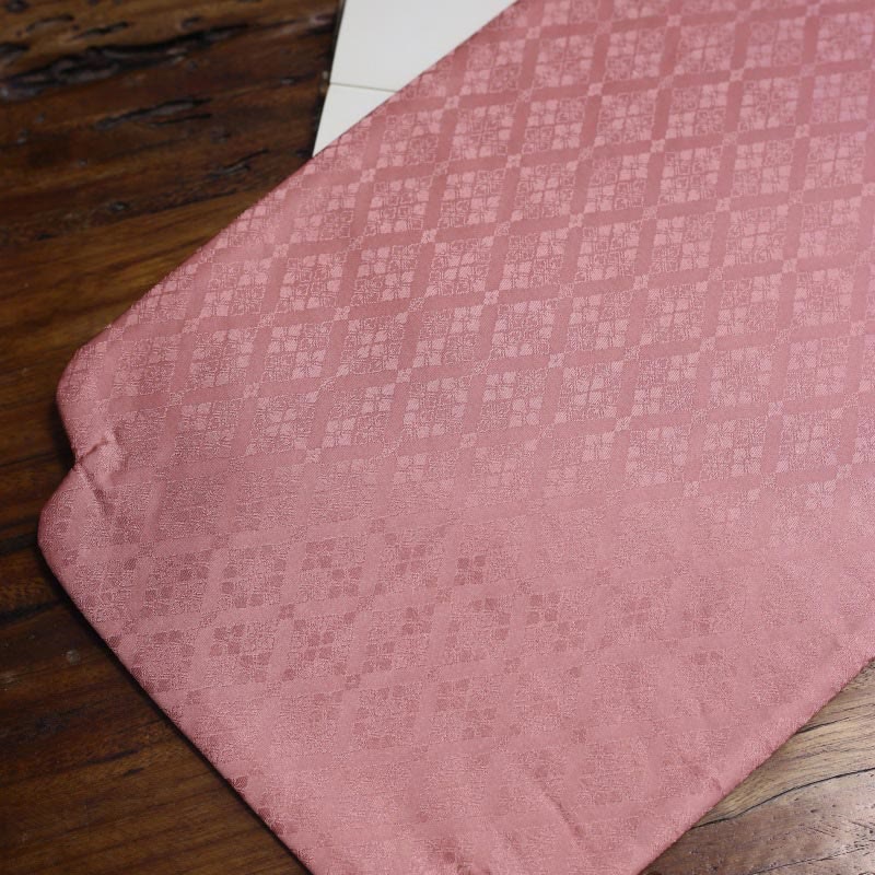 Dessous de verre élégant à motif de brocart floral pour tasse à thé