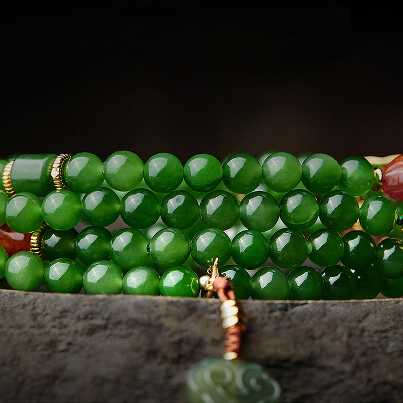 Bracelet Mala Buddha Stones