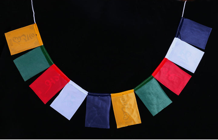 Drapeau de prière tibétain Om Mani Padme Hum pour voiture extérieure - image 23