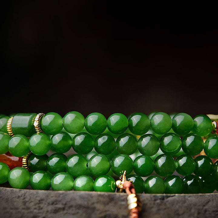 Bracelet Mala Buddha Stones