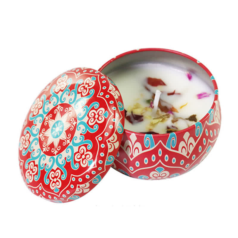 Bougie parfumée à la cire de soja au thé blanc, fleur de gingembre, lavande et gardénia, cadeau pour la famille et les amis - Géraniums - image 22