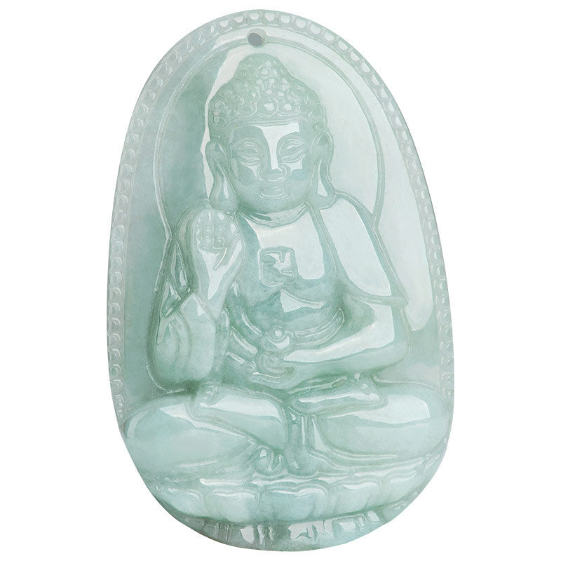 Collier pendentif en jade avec Buddha Stones et zodiaque chinois - image 18