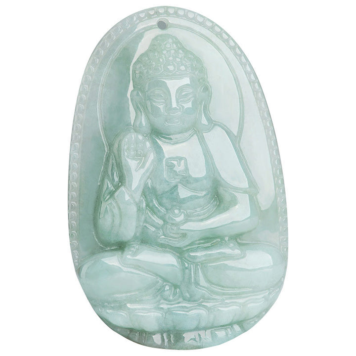 Collier pendentif en jade avec Buddha Stones et zodiaque chinois - image 18