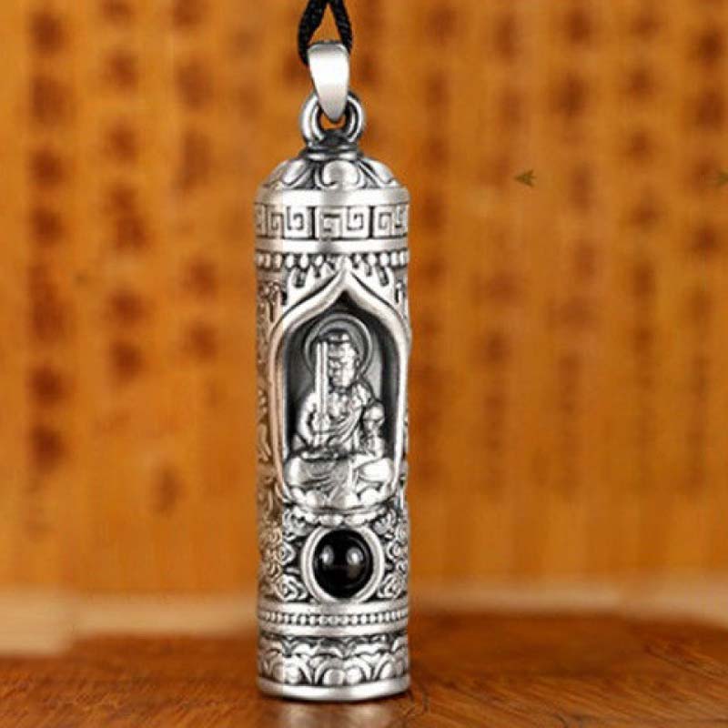 Collier avec pendentif de prospérité et projection de Bouddha du zodiaque chinois - Coq - image 20