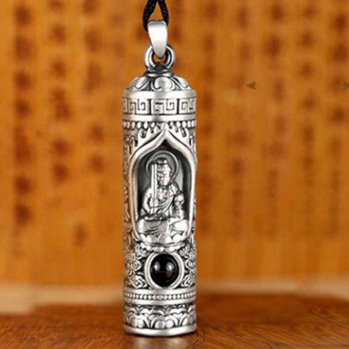 Collier avec pendentif de prospérité et projection de Bouddha du zodiaque chinois - Coq - image 20