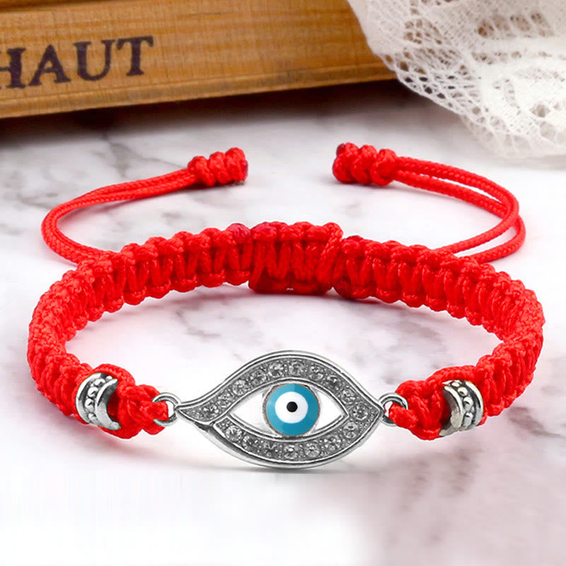 Bracelet en corde avec Buddha Stones pour éloigner le mauvais œil et les mauvais esprits