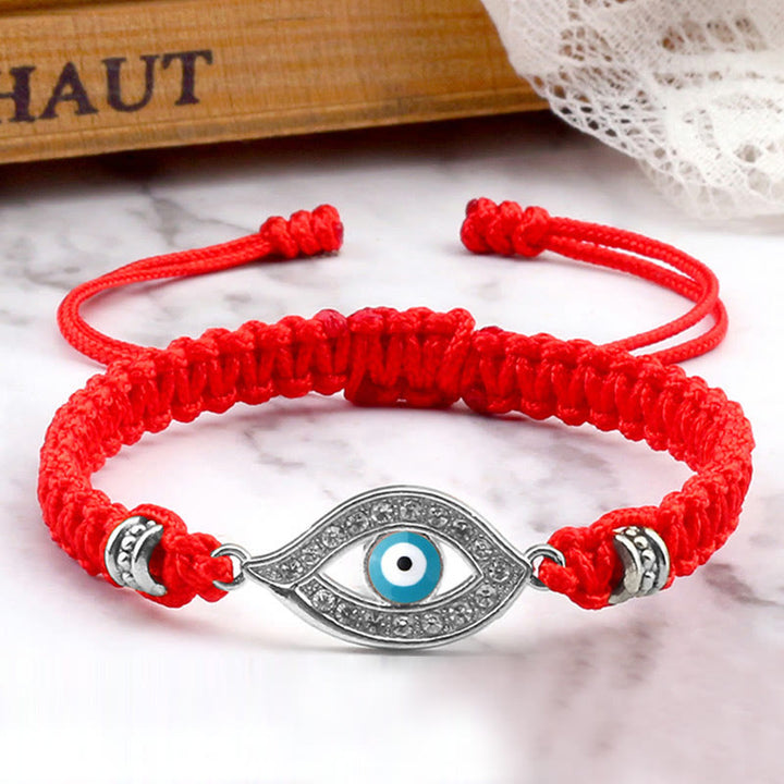 Bracelet en corde avec Buddha Stones pour éloigner le mauvais œil et les mauvais esprits