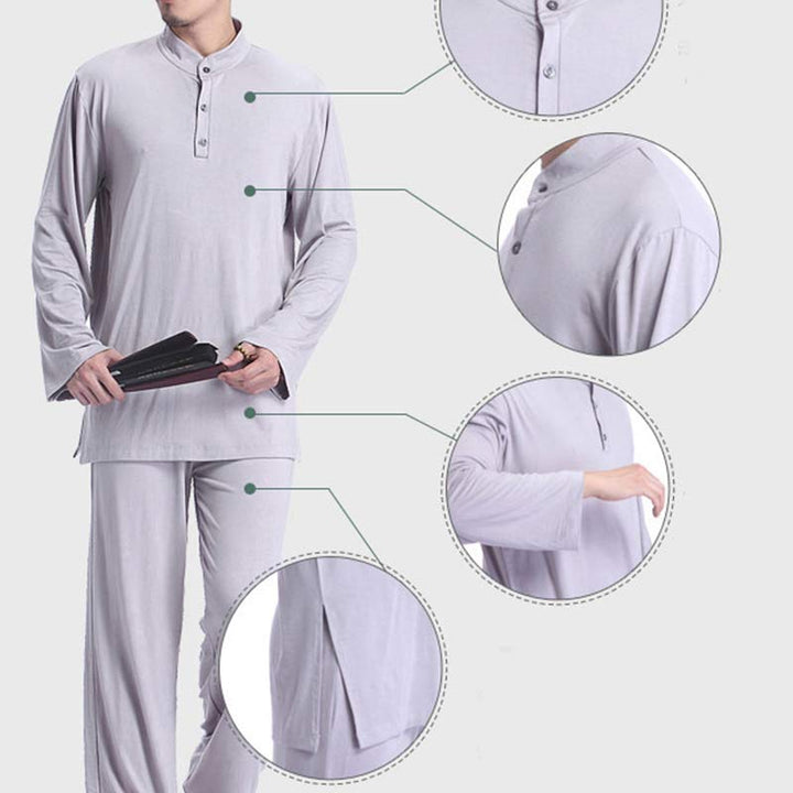 Ensemble de vêtements pour hommes Buddha Stones la méditation, la prière, le yoga, le zen, le tai-chi - image 9