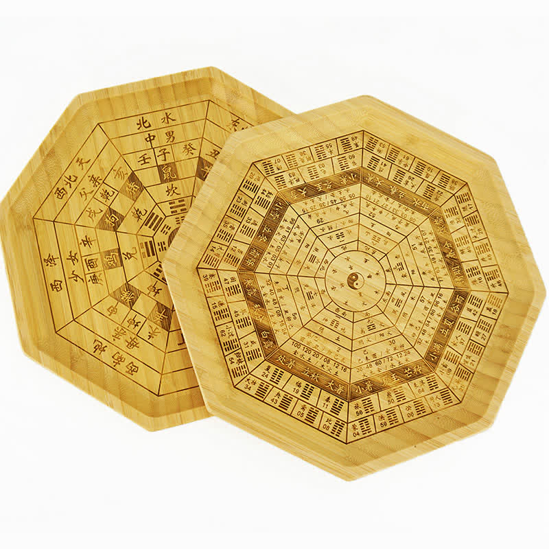 Carte Feng Shui Bambou Bagua Carte Harmonie Énergie