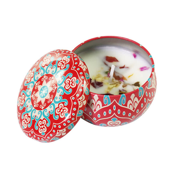 Bougie parfumée à la cire de soja au thé blanc, fleur de gingembre, lavande et gardénia, cadeau pour la famille et les amis - Brise de mer - image 32